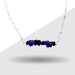 Sterling Silver and Amethyst Necklace
18” inches